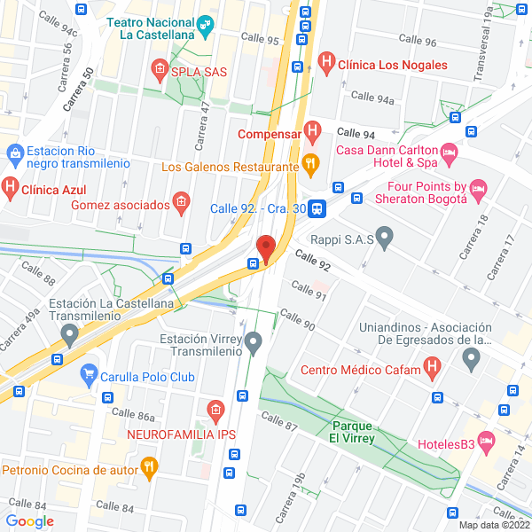 Mapa de Laboratorio Yesner S.A.