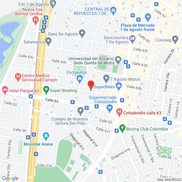 Mapa de Medpro C.I. S.A.S