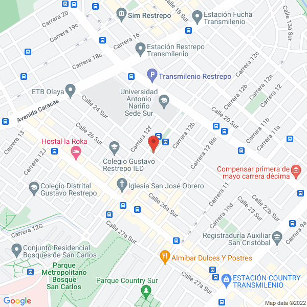 Mapa de Copy Dist Multiservicios E.U.