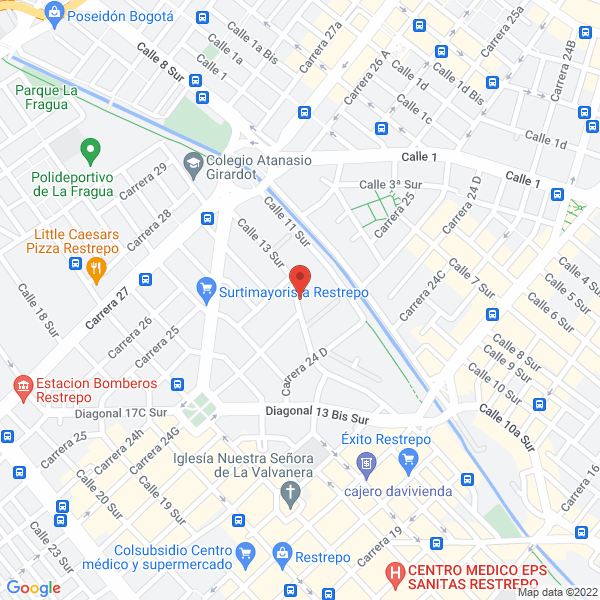 Mapa de Concretar Ingenieros Ltda.
