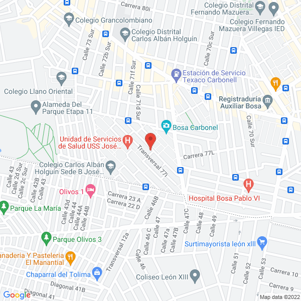 Mapa de Luis Alfonso Florez Lozano