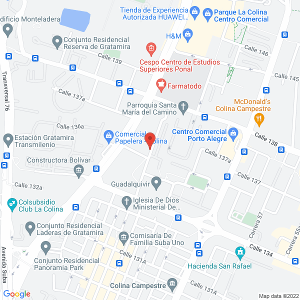 Mapa de Achete Gruppe S.A.S.