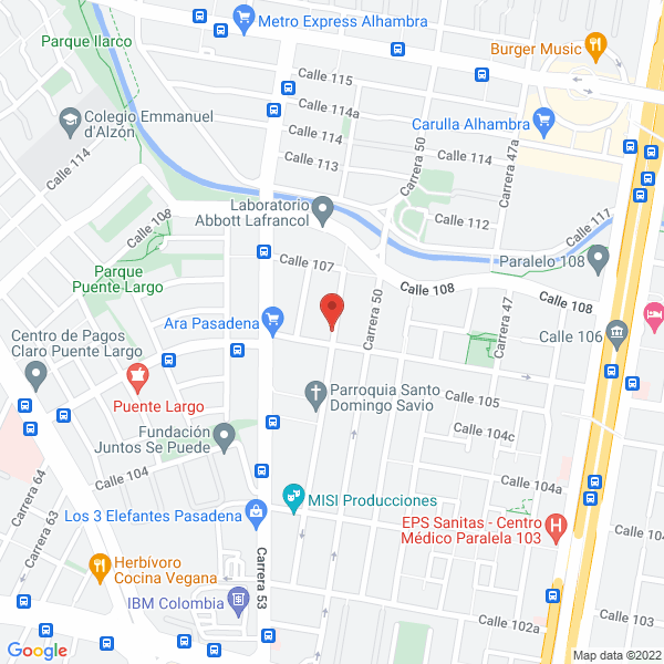 Mapa de Centro De Apoyo De Javier Velandia