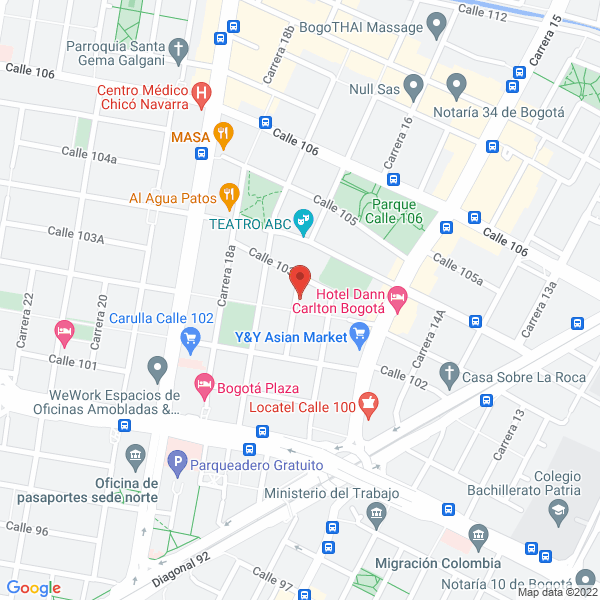 Mapa de Comercializadora Dakawi Y Cía. Ltda.