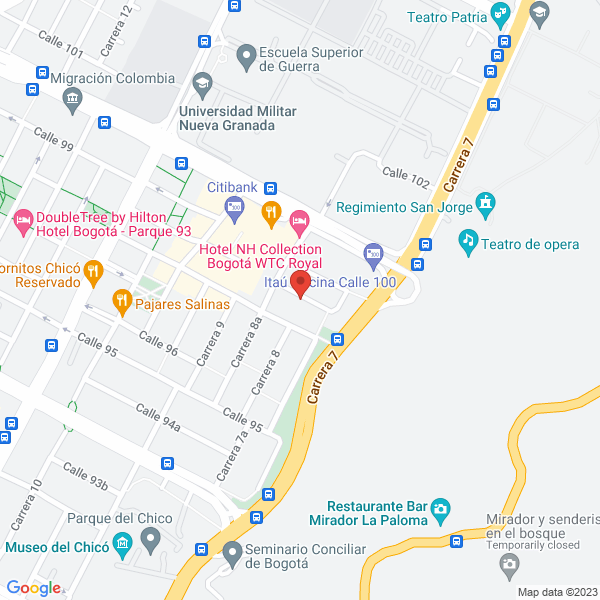 Mapa de Fundación Marviva
