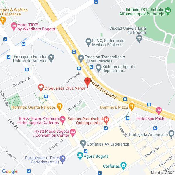 Mapa de Combiflor Ltda.