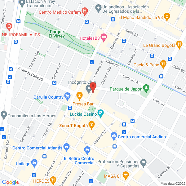 Mapa de Promotora Rincón Ramírez S.A.S.