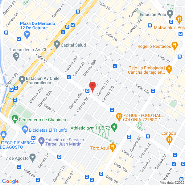 Mapa de Lavanderia Servitec