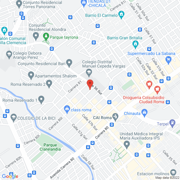 Mapa de Gold Flower Ltda