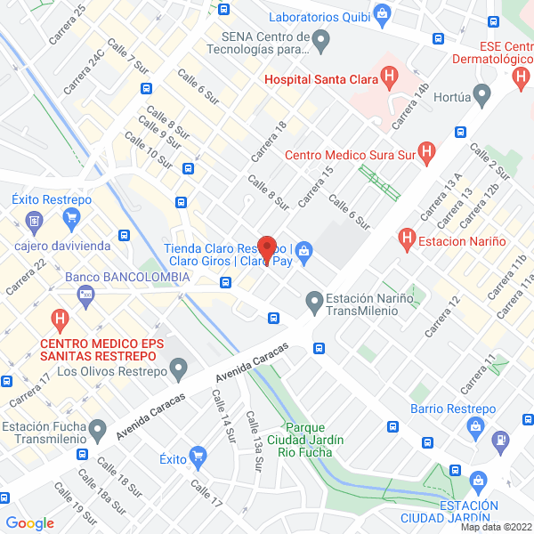 Mapa de De Viaje S.A.S.