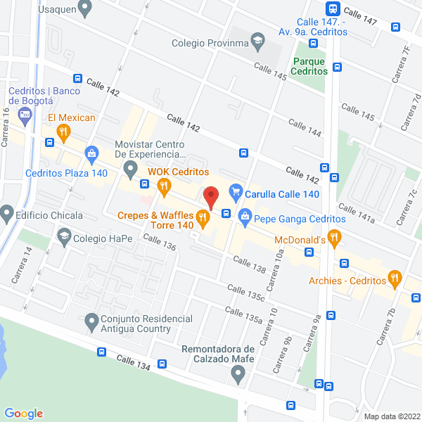 Mapa de Softexc Ltda.