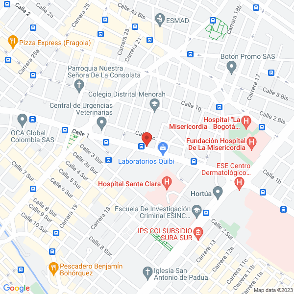Mapa de Importadora Daewoo Hyundai Kia Ltda.