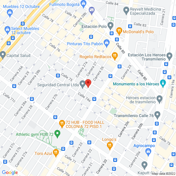 Mapa de Grupo 3 Comunicación Gráfica Ltda.