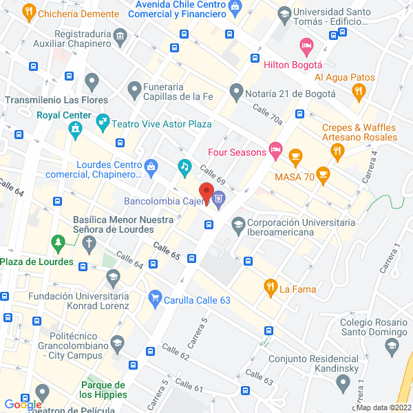 Mapa de Joymind International S.A.S.