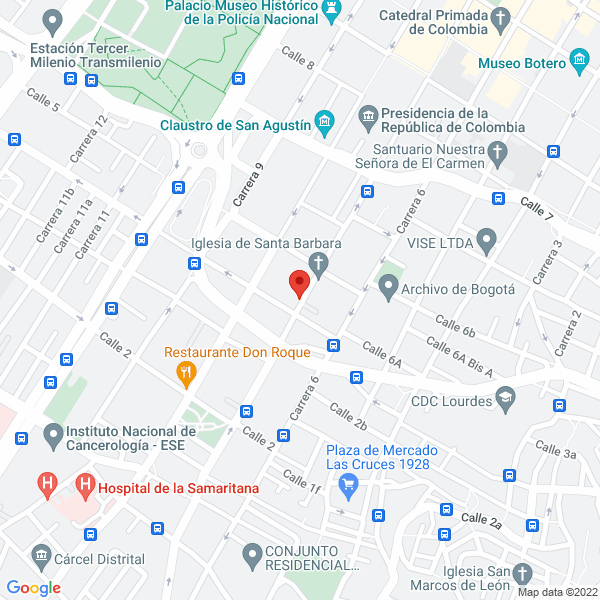 Mapa de Fundación Granahorrar