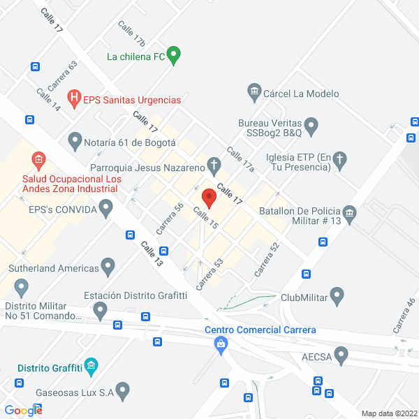 Mapa de Gloria Mercedes Guacaneme Rojas