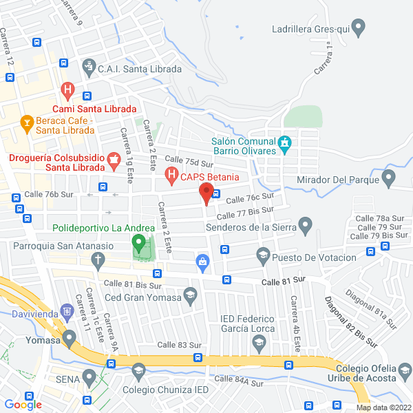 Mapa de Ayas Construcciones S.A.S.