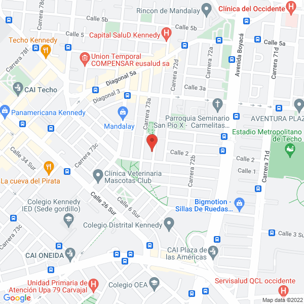 Mapa de Dento Salud