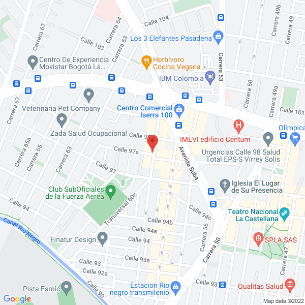 Mapa de As Domicilios Ltda.