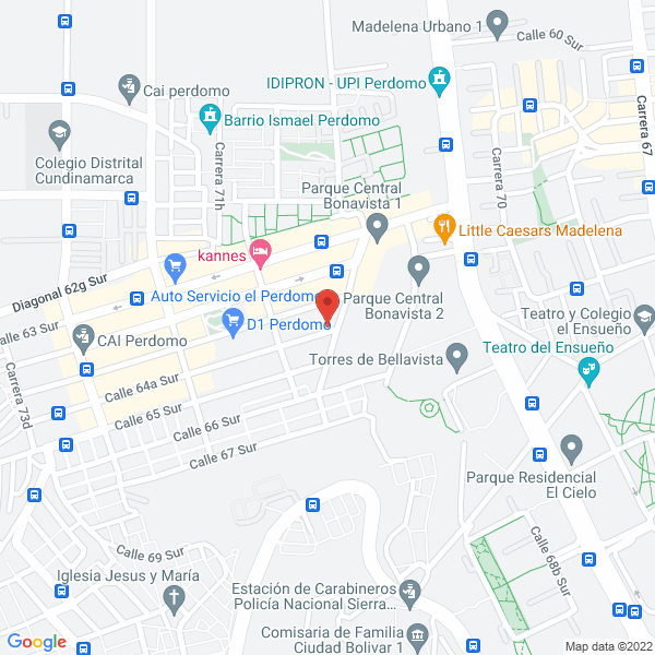 Mapa de Atlantis Grupo Empresarial S.A.S.