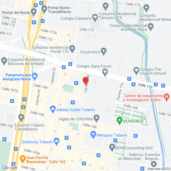 Mapa de Mobiliario Urbano Y Gigantografías De Colombia Ltda.