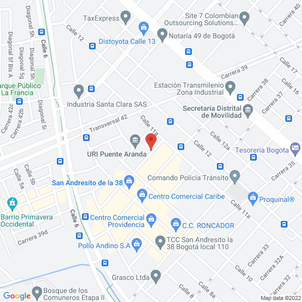 Mapa de Carlos Archila Camacho