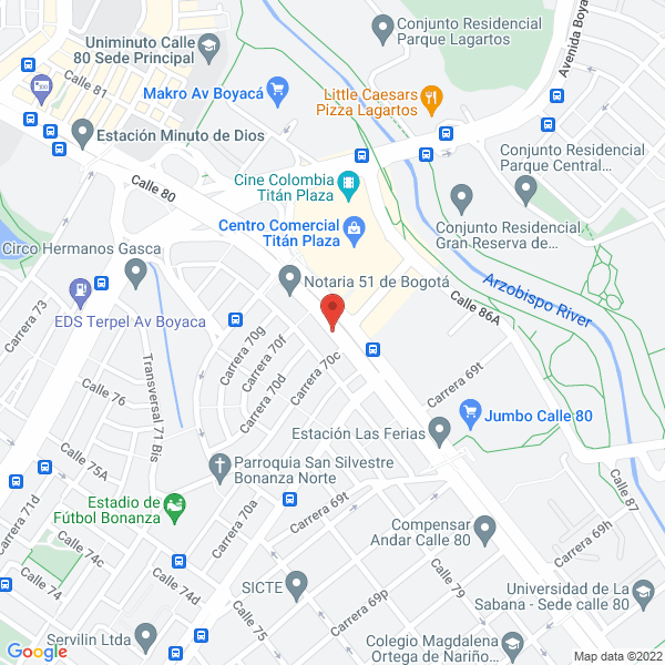 Mapa de Inlimgol Ltda.