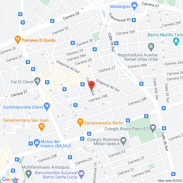 Mapa de Policlínico Comunitario Inglés