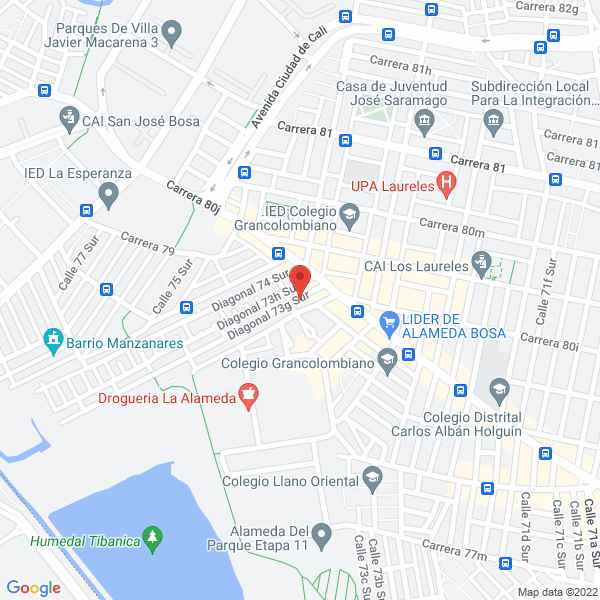 Mapa de Tricirotativos Unidos E.S.A.L.