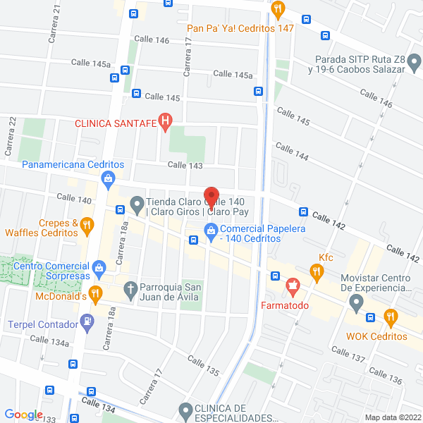 Mapa de Kalida Espacios Unicos