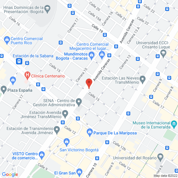 Mapa de Tatiana R.C. Motos Y Cía. S. En C.