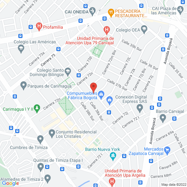 Mapa de Induarpo Ltda.