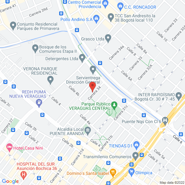Mapa de Agilisimos S.A.S.
