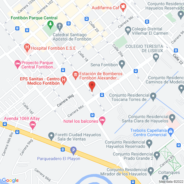 Mapa de A&R Empaques Ltda
