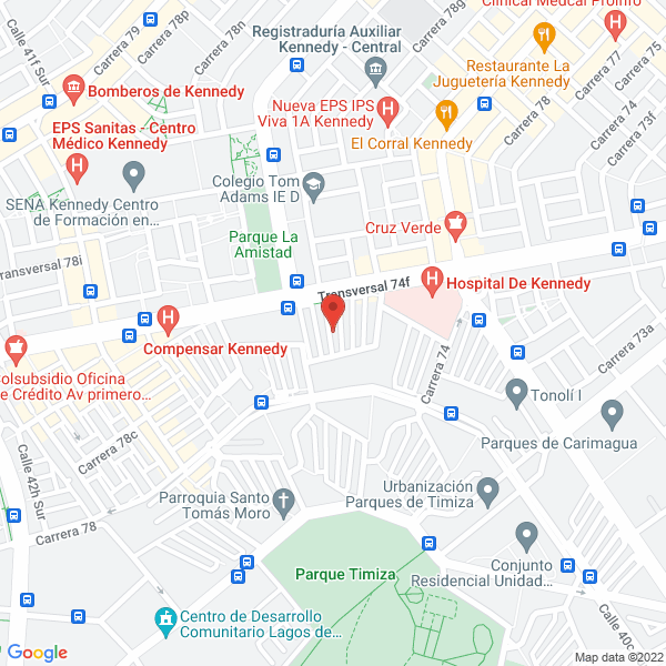 Mapa de Jardín Infantil Tallerín