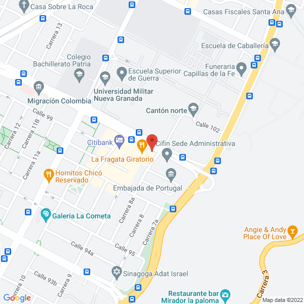 Mapa de Ats Advanced Technology Solutions Colombia S.A.