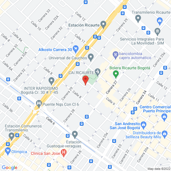 Mapa de Magicocinas Ltda.