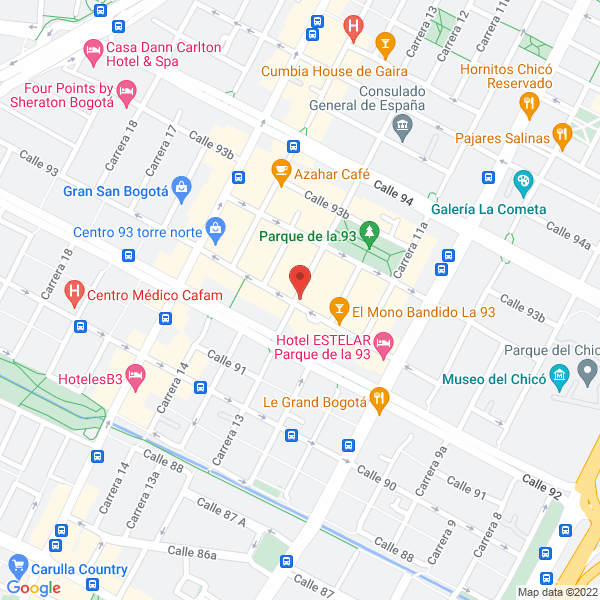 Mapa de Lexurb Ltda.