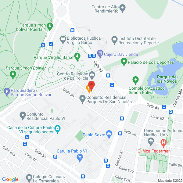 Mapa de Productos Medicos Promedicos Ltda