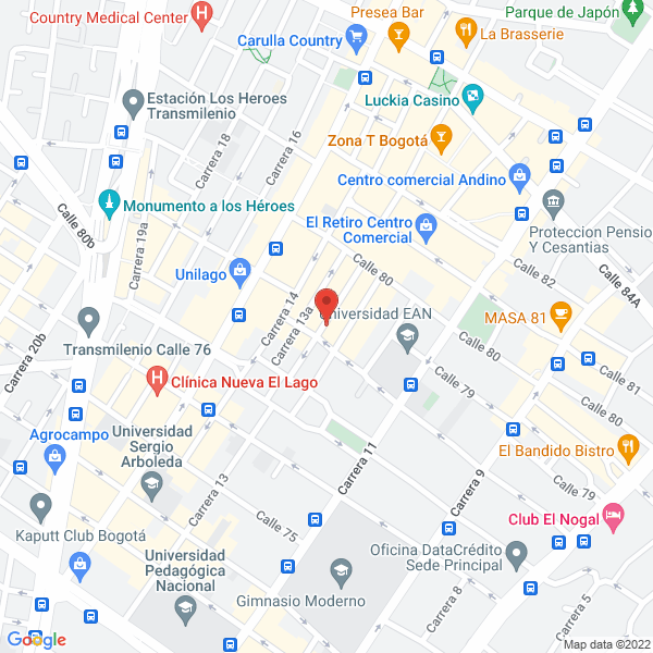 Mapa de Kapicua Eventos S.A.S.