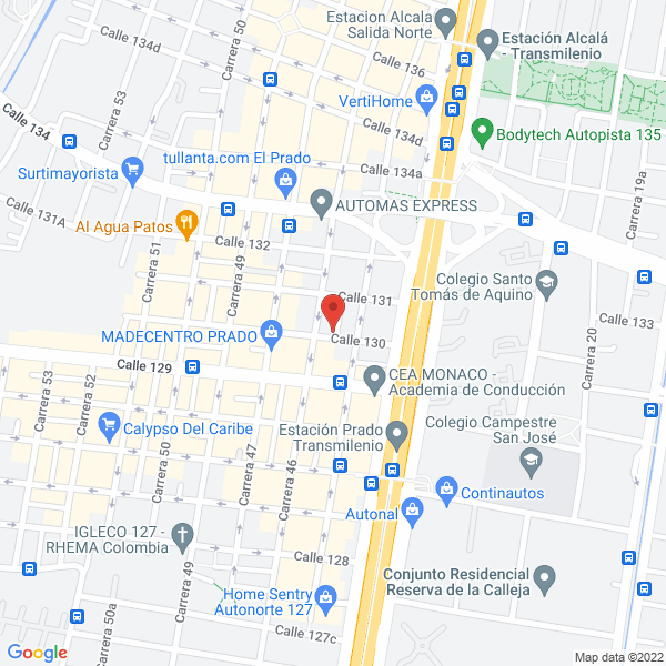 Mapa de Quimiagraria Ltda.