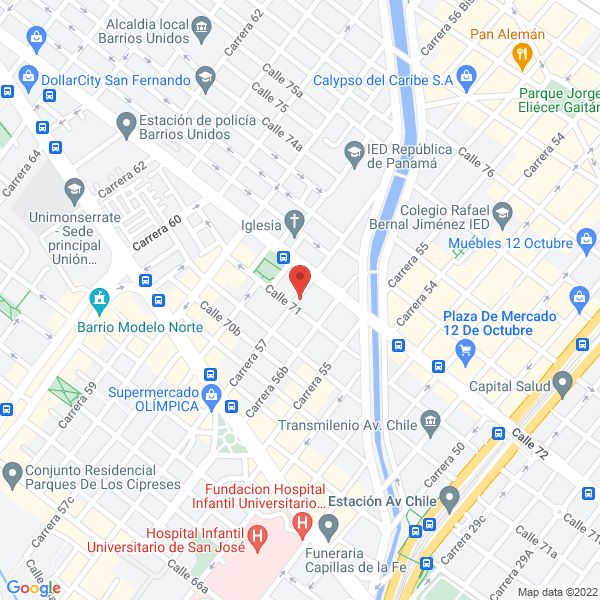 Mapa de Ingenieria Vidrio Y Aluminio S.A.S.