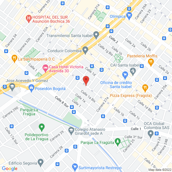 Mapa de Dentimagen Clinica Odontologica