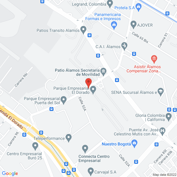 Mapa de Luvet Ltda.