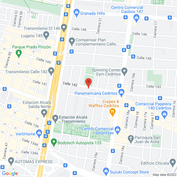 Mapa de Triventi Ingenieria S.A.S.