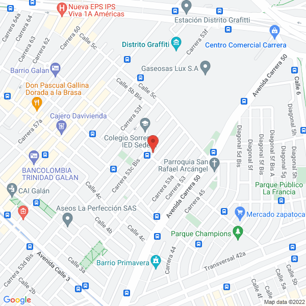 Mapa de Comercializar Dacetex Ltda.