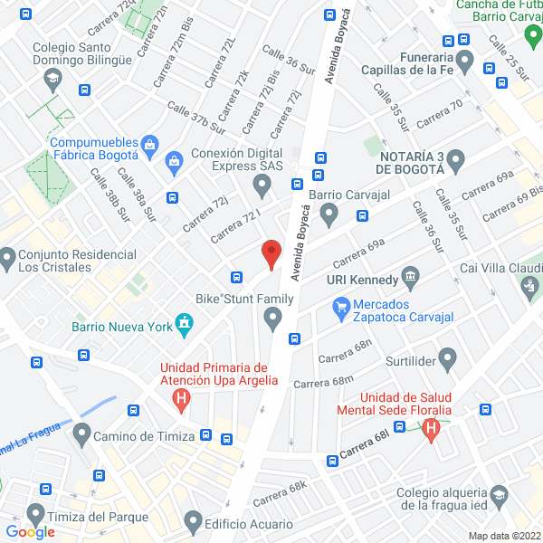 Mapa de Bohorplast Ltda.