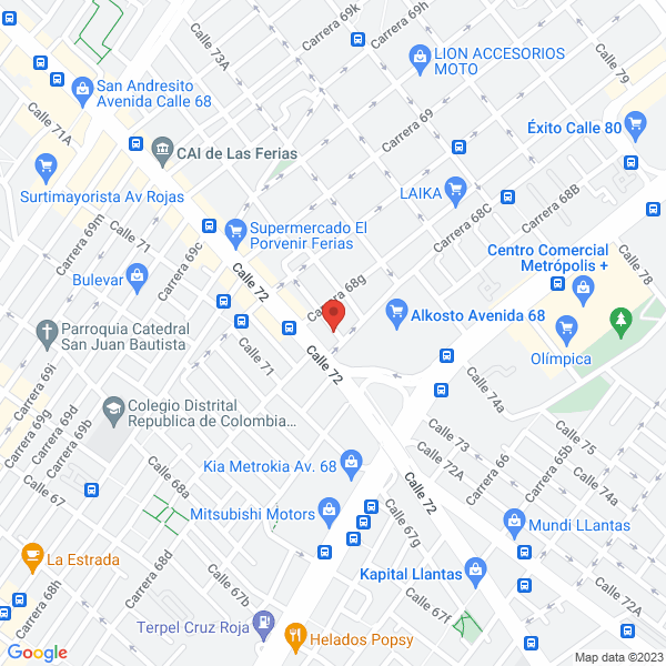 Mapa de Pc Electronic Sistemas Soporte Ccesorios Ltda.