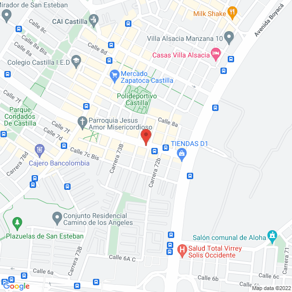 Mapa de Supplex Corp S.A.S.