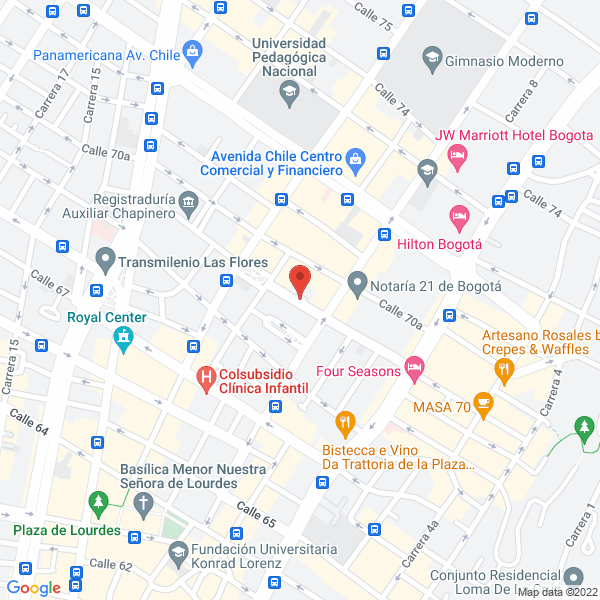 Mapa de Santamaria Y Castro Asociados S.A.